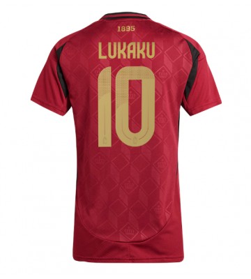 Bélgica Romelu Lukaku #10 Primera Equipación Mujer Eurocopa 2024 Manga Corta